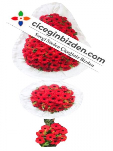 Büyük Boy Kırmızı Gerbera Sepet